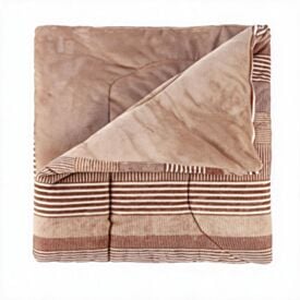 Edredom Casal Plush Inove Provence Havan Casa - Caio Geo Bege
