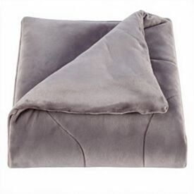 Edredom Casal Plush Inove Provence Havan Casa - Cinza Lunar