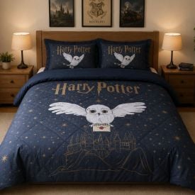 Edredom Harry Potter Casal Hedrons - Edwiges