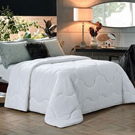Edredom Queen 100% Poliéster Elegance Havan Casa - Branco