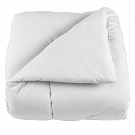 Edredom Queen/King 100% Algod&atilde;o Buona Fortuna - Branco Liso Novo