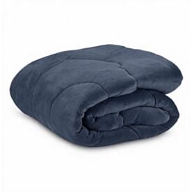 Edredom Queen Plush Inove Provence Havan Casa - Azul Mariner 2