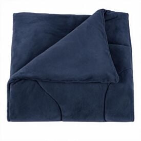 Edredom Queen Plush Inove Provence Havan Casa - Azul Mariner 2