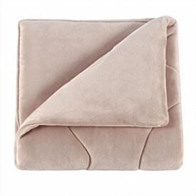 Edredom Queen Plush Inove Provence Havan Casa - Bege