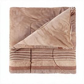 Edredom Queen Plush Inove Provence Havan Casa - Caio Geo Bege