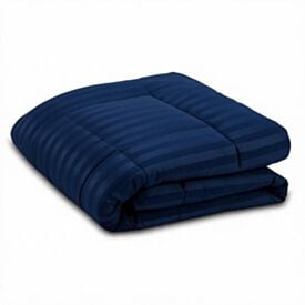 Edredom Queen Toque de Pluma Firenze Havan Casa - Azul Marinho
