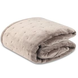 Edredom Solteiro 100% Poliéster Siena Ultraplush Havan Casa - Taupe