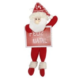 Enfeite De Pendurar Feliz Natal 25 Cm Rio Master - Sortido