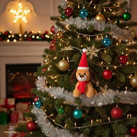 Enfeite Natalino Cachorrinho 13Cm Wincy Casa - Sortido