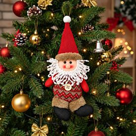 Enfeite Papai Noel Rustico 20Cm Rio Master