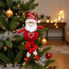 Enfeite Pendurar Papai Noel 26Cm Rio Master - Sortido