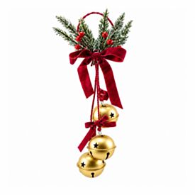 Enfeite Trio de Guizos 36Cm Rio Master - Dourado