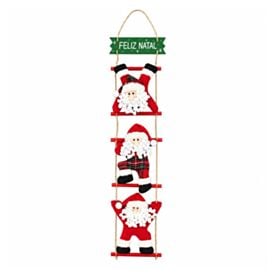 Enfeite Trio de Papai Noel 88Cm Rio Master