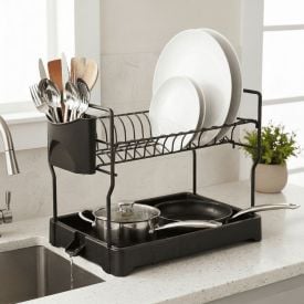 Escorredor de Louças Chef Duplo Metaltru 37Cm