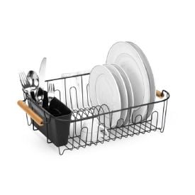 Escorredor De Louças Eco Design Black Wide Arthi - Preto