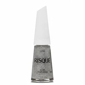 Esmalte Risqué 8Ml - Glitter Mil Purpurinas 