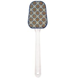 Espátula De Silicone Estampada Havan Casa 25Cm - Azul Losango