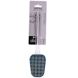 Espátula De Silicone Estampada Havan Casa 25Cm - Azul Circulo