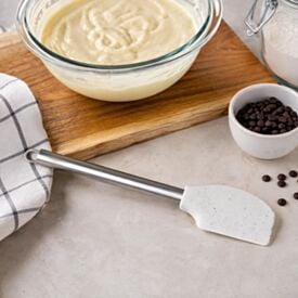 Espátula Silicone e Cabo em Aço Inox Brinox 33 cm - Vanilla