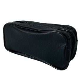 Estojo Escolar Duplo Preto Viniforte - 27090