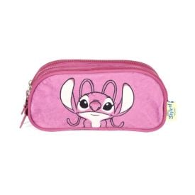 Estojo Juvenil Triplo Pelúcia Stitch Luxcel - Sortido