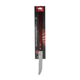 Faca para Churrasco de Inox com Cabo de Madeira Leme 7"