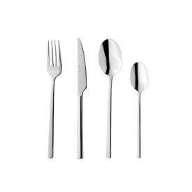 Faqueiro Firenze Wolff 24 Pe&ccedil;as - A&ccedil;o Inox