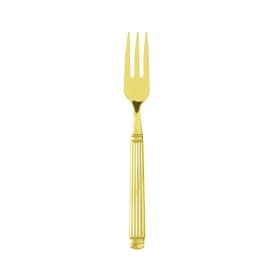 Faqueiro Inox Gr&eacute;cia Dourado 30 Pe&ccedil;as Lyor