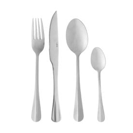Faqueiro Inox Positano Lyor 24 Pe&ccedil;as - Inox