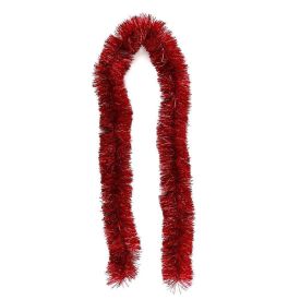 Festão Natalino Holográfico 2 Metros Bst Import - Vermelho