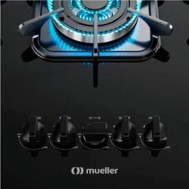 Fogão Cooktop Mueller 5 Bocas com Queimador Tripla Chama - Bivolt