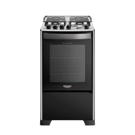 Fogão de Piso 4 Bocas Dako Inox Magister Preto - Bivolt