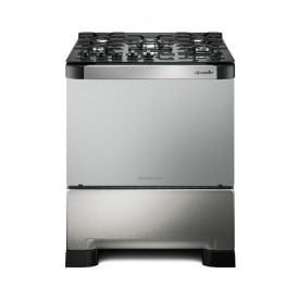 Fogão De Piso Mueller 5 Bocas Decorato Vetro G3 Inox - DIVERSOS