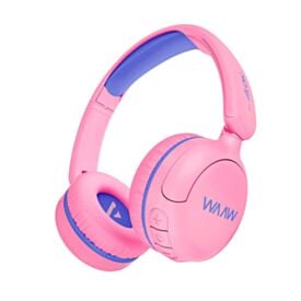 Fone de Ouvido Bluetooth Kids Waaw Joy 200 Rosa