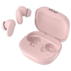 Fone de Ouvido Sem Fio com Cancelamento de Ruído Klicke Ks800 Pro - Rosa