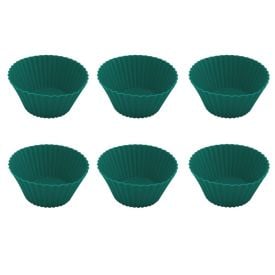 Forma de Cupcake 6 Peças Basic Havan Casa - Verde Floresta