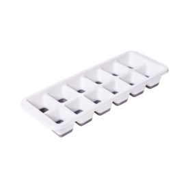 Forma De Gelo Com Silicone Plasútil - Branco e Cinza