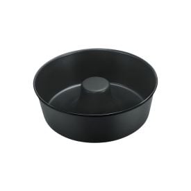 Forma De Pudim Alta De Alumínio Black Fortaleza 21Cm - Preto