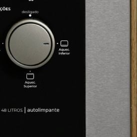 Forno Elétrico Fischer 48 Litros de Embutir Fit Line