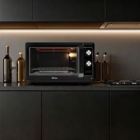Forno Elétrico Philco 50 Litros Preto Autolimpante PFE56A