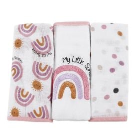 Fralda Estampada Com 3 Peças Havan Baby - Arco-Íris