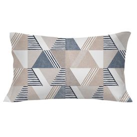 Fronha Avulsa Malha Estampada Havan Casa - RAVI/AZUL MARINHO