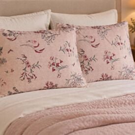 Fronha Avulsa Microfibra Estampada Havan Casa - Sadi Flowers Rosa
