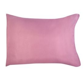 Fronha Avulsa Microfibra Lisa 100% Poliéster Havan Casa 1 Pç - Rose