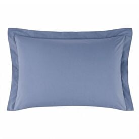 Fronha Avulsa Percal 100% Algodão Buona Fortuna - Azul Liso Novo