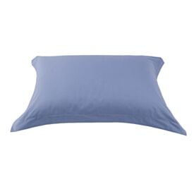 Fronha Avulsa Percal 100% Algodão Buona Fortuna - Azul Liso Novo
