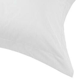 Fronha Avulsa Percal 100% Algodão Buona Fortuna - Branco Liso Novo