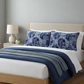 Fronha Avulsa Plush Estampada 50Cmx70cm Havan Casa - Bubbles Azul