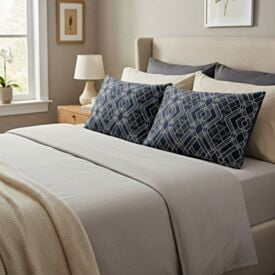 Fronha Avulsa Plush Estampada 50Cmx70cm Havan Casa - Taylor Azul