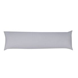Fronha de Travesseiro Corporal 40Cm X 1,30M Buona Fortuna - Poa Prata